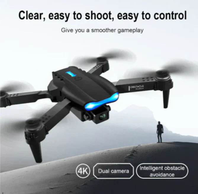 E99 Drone Camera | Foldable HD Dual Camera Drone with WiFi Control