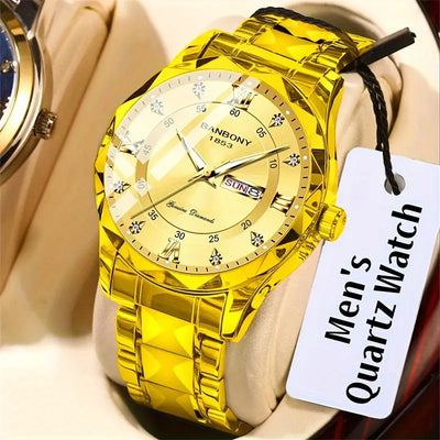 Luxury Stainless Steel Men's Watch | Quartz Watch UAE