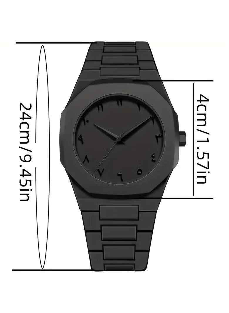 Arabic Black Aura watch - Buy I Get 1 Free