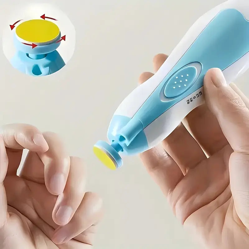 Rechargeable Electric Baby Nail Trimmer | Safe Nail Clipper for Infants