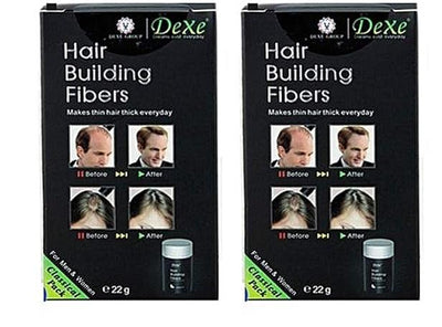 Dexe Hair Building Fibers with Natural Hair Fibers Spray